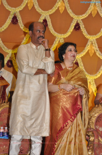 Soundarya Rajnikanth Wedding Reception Tamil Event photos