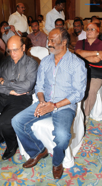 Condolence meeting for japan by superstar Rajinikanth photos
