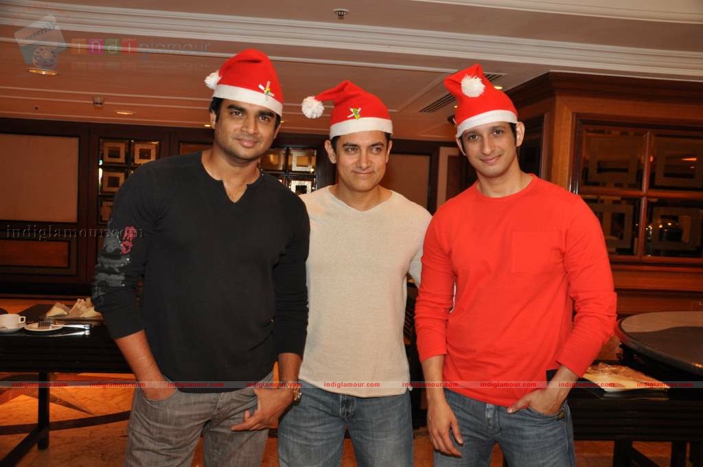 3 Idiots celebrate Christmas Event hd photo