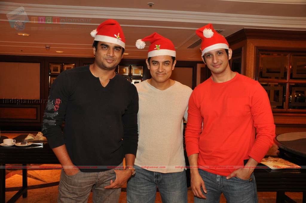 3 Idiots celebrate Christmas Event hd photo