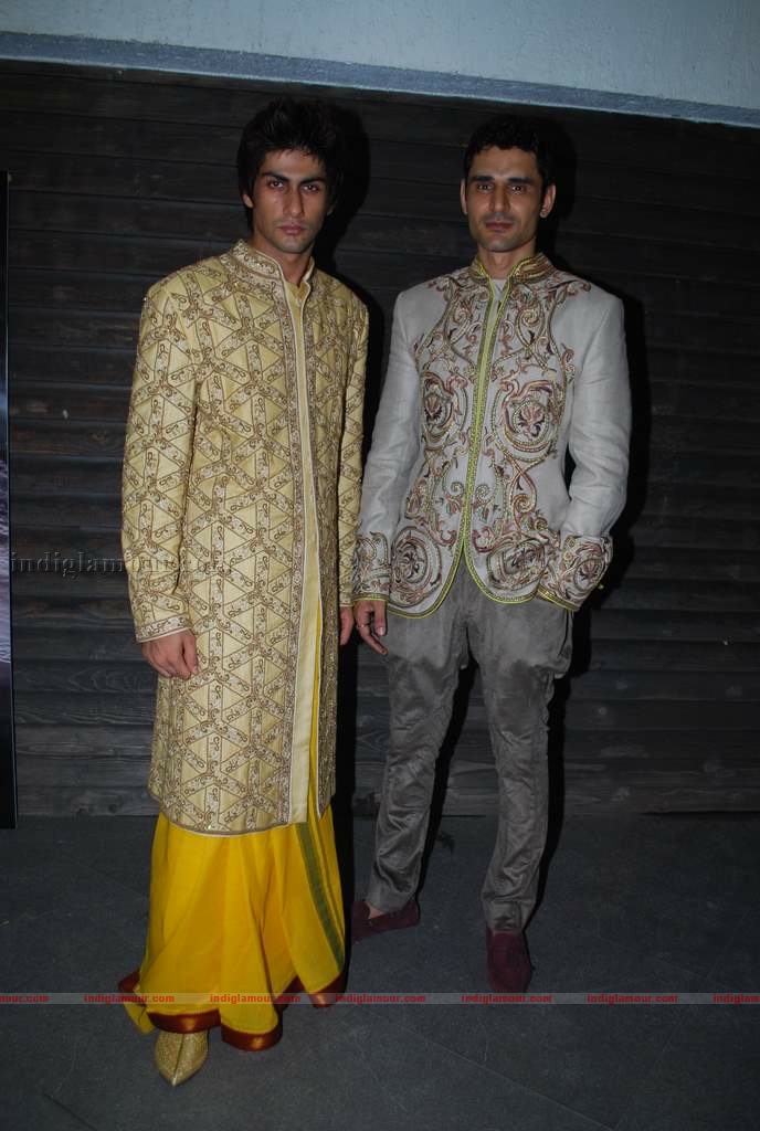 Barkha Aand Sonzal showcase their men's wear Event hd photo
