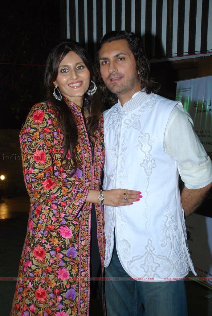 Barkha Aand Sonzal showcase their men's wear Event hd photo