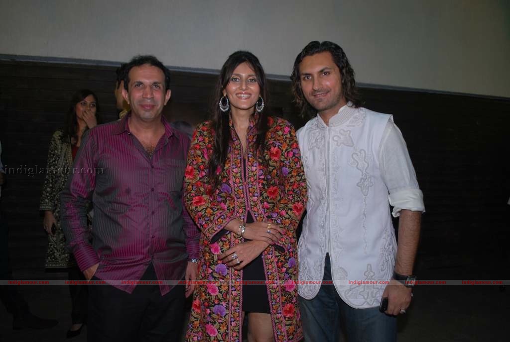 Barkha Aand Sonzal showcase their men's wear Event hd photo