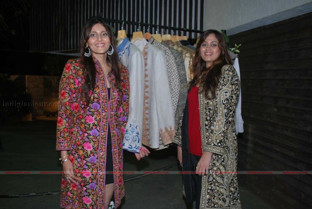 Barkha Aand Sonzal showcase their men's wear Event hd photo