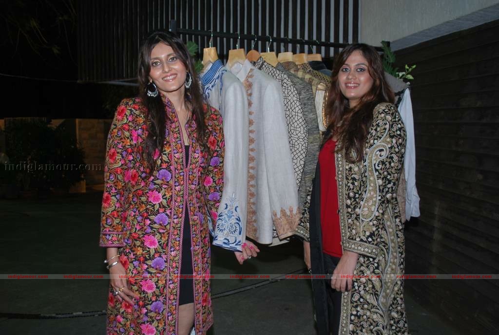 Barkha Aand Sonzal showcase their men's wear Event hd photo