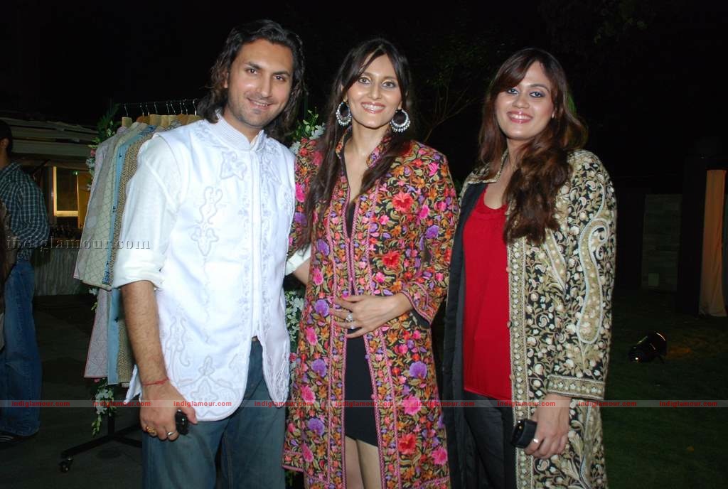 Barkha Aand Sonzal showcase their men's wear Event hd photo