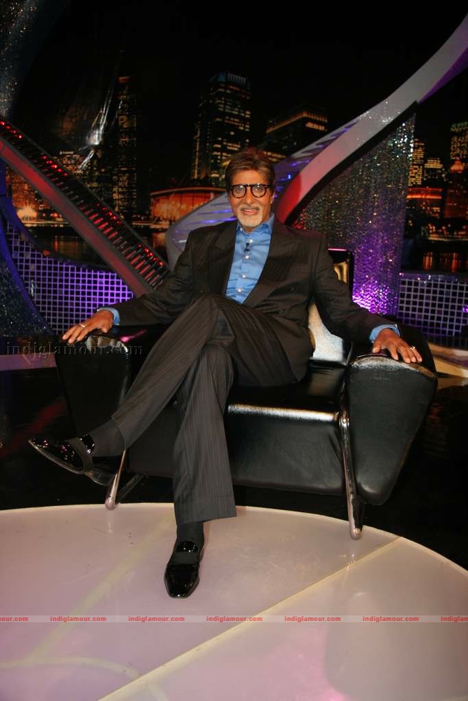 Big B with Shamita and Tanazz on the sets of Big Boss Event hd photo