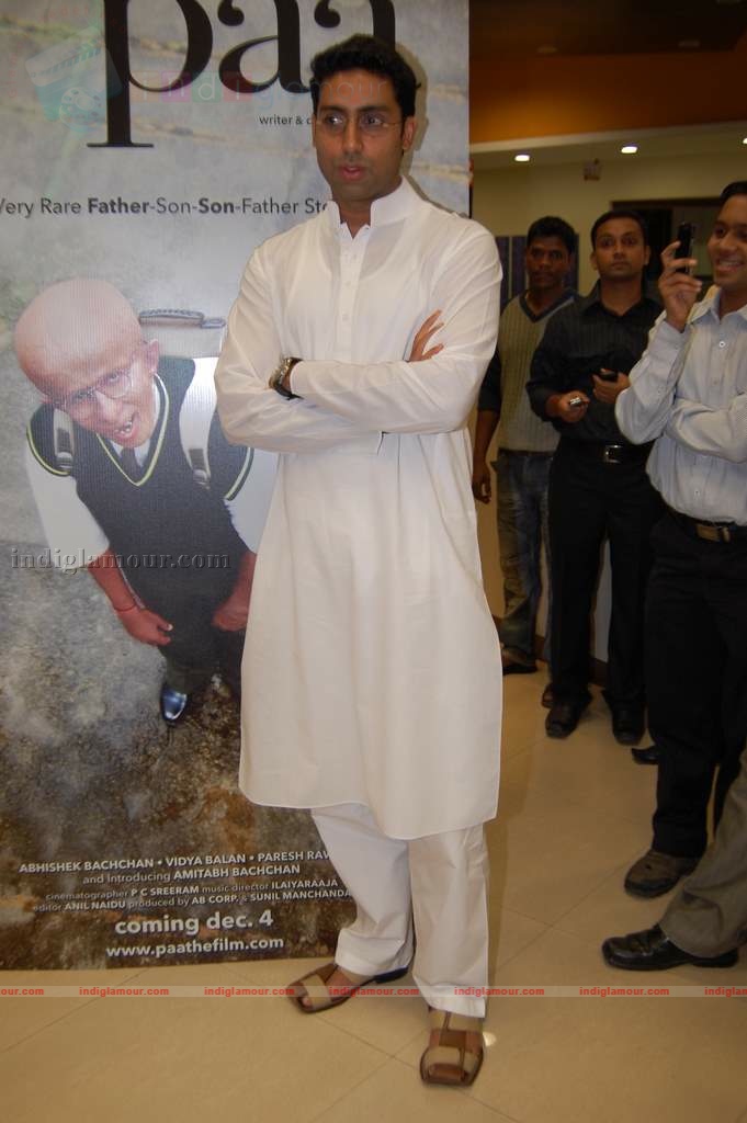 Abhishek Bachchan promotes film 'Paa' Event hd photo