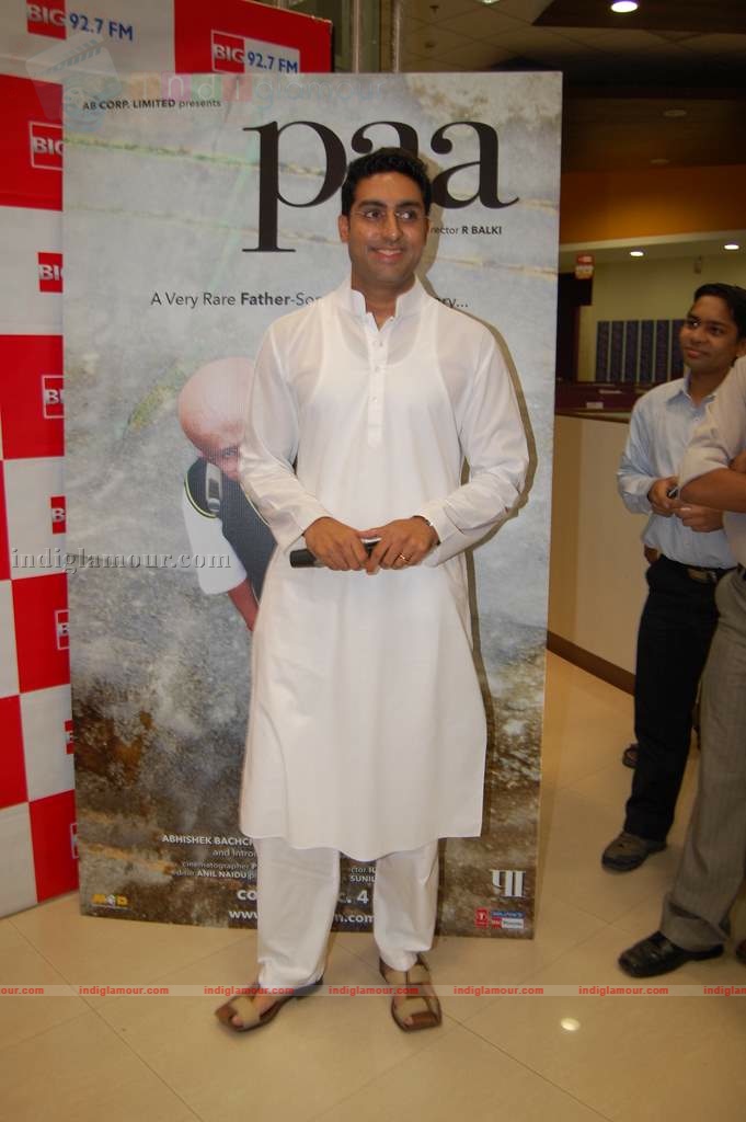 Abhishek Bachchan promotes film 'Paa' Event hd photo