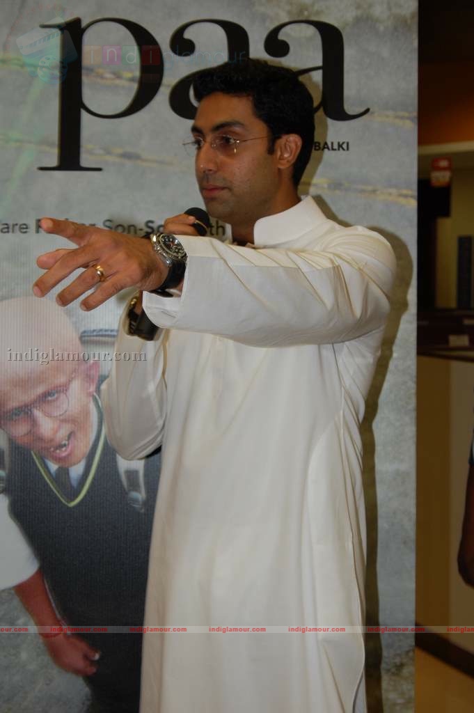 Abhishek Bachchan promotes film 'Paa' Event hd photo