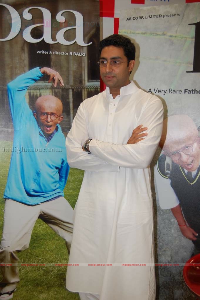 Abhishek Bachchan promotes film 'Paa' Event hd photo