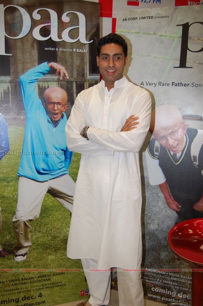Abhishek Bachchan promotes film 'Paa' Event hd photo
