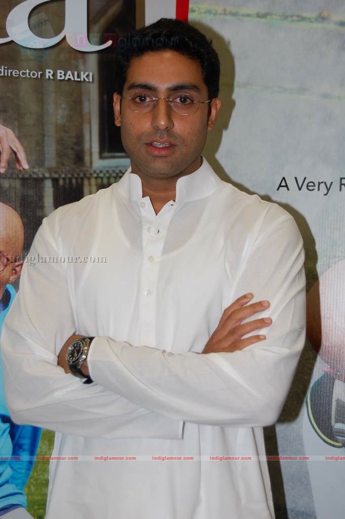 Abhishek Bachchan promotes film 'Paa' Event hd photo