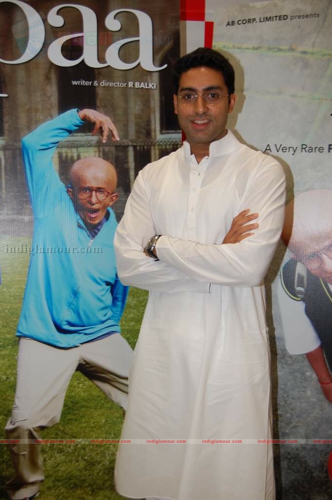 Abhishek Bachchan promotes film 'Paa' Event hd photo