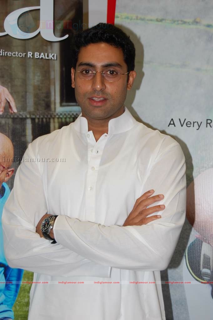 Abhishek Bachchan promotes film 'Paa' Event hd photo