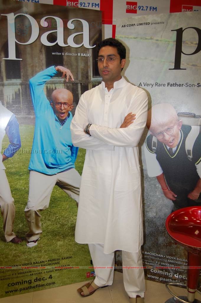 Abhishek Bachchan promotes film 'Paa' Event hd photo