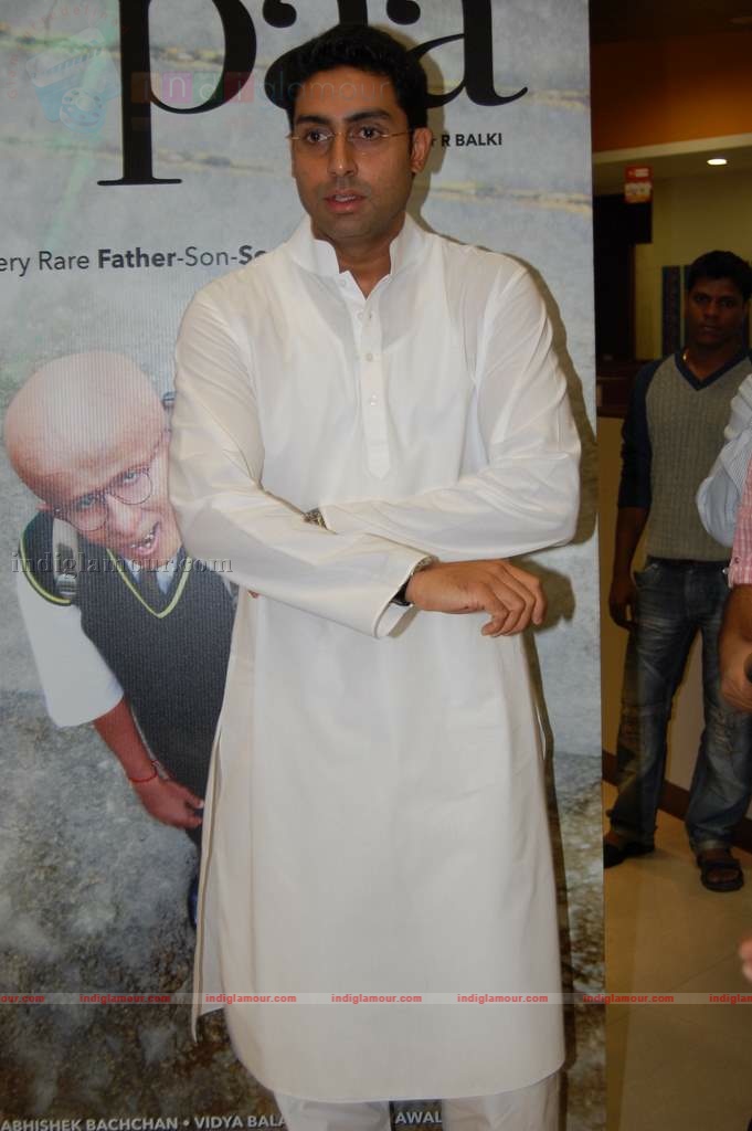 Abhishek Bachchan promotes film 'Paa' Event hd photo