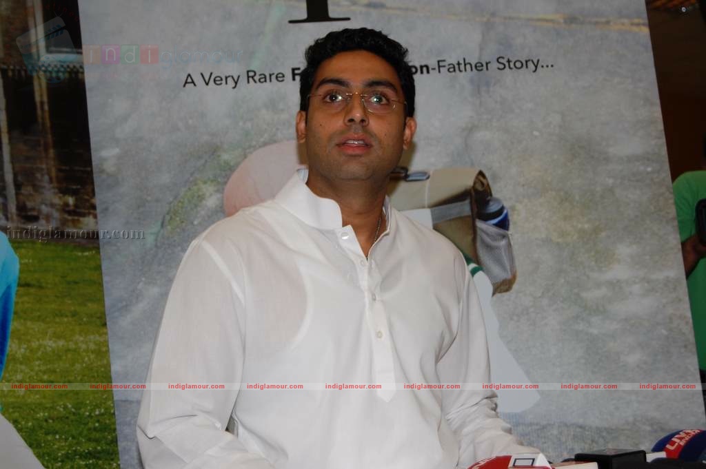 Abhishek Bachchan promotes film 'Paa' Event hd photo