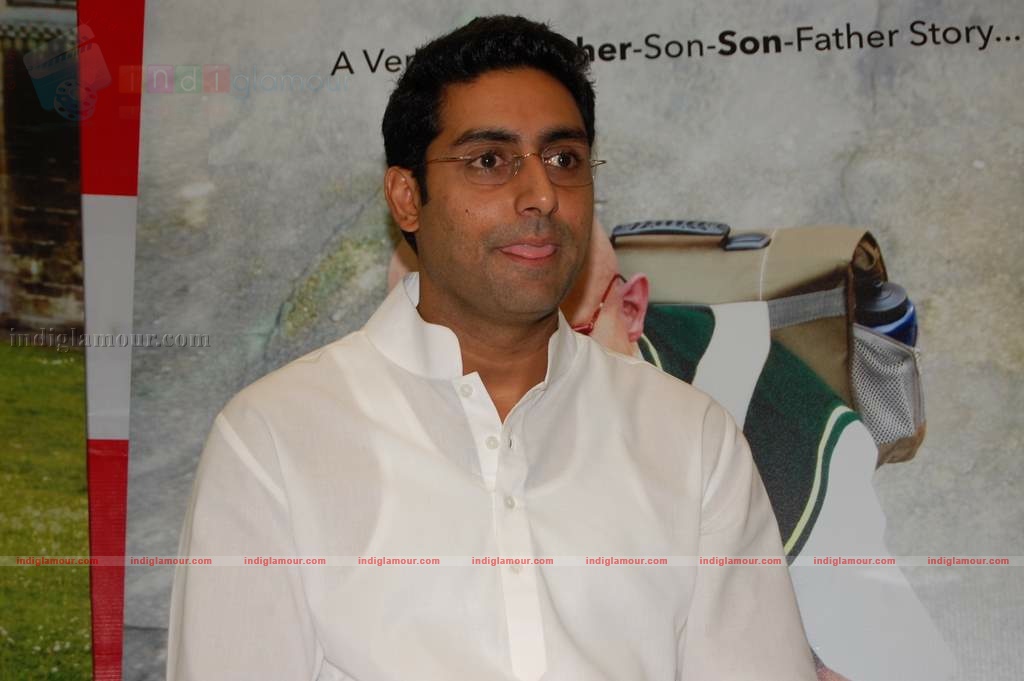 Abhishek Bachchan promotes film 'Paa' Event hd photo