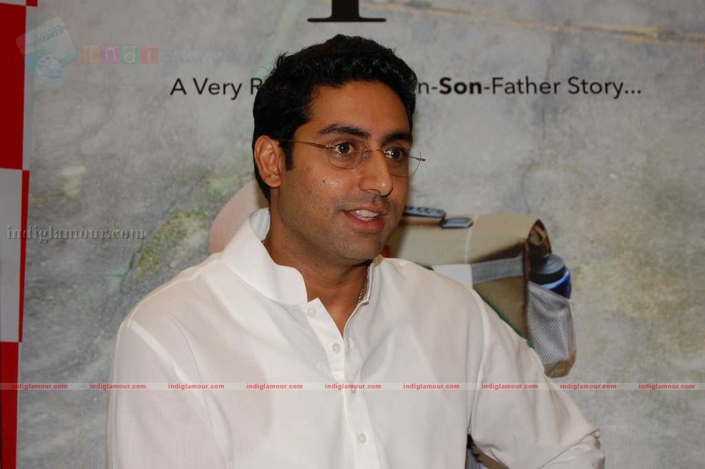 Abhishek Bachchan promotes film 'Paa' Event hd photo