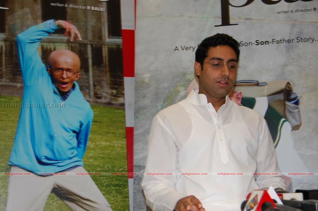 Abhishek Bachchan promotes film 'Paa' Event hd photo