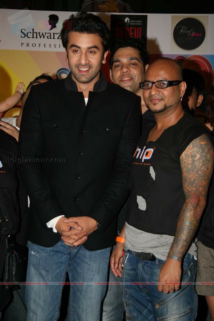 Ranbir Kapoor, Tushar Kapoor, Sunil Shetty at Cut-a-thon hair cut event all day Event hd photo