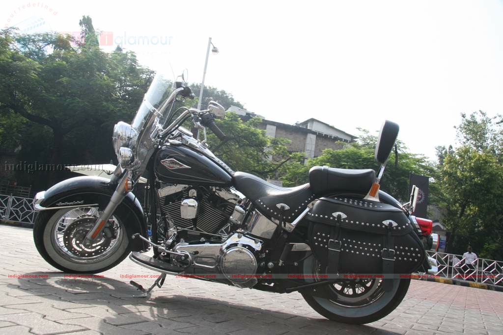 Sohail Khan with his son at Harley Davidson rally Event hd photo
