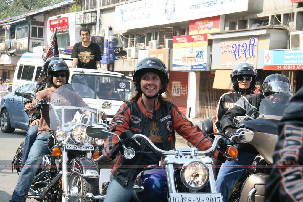 Sohail Khan with his son at Harley Davidson rally Event hd photo