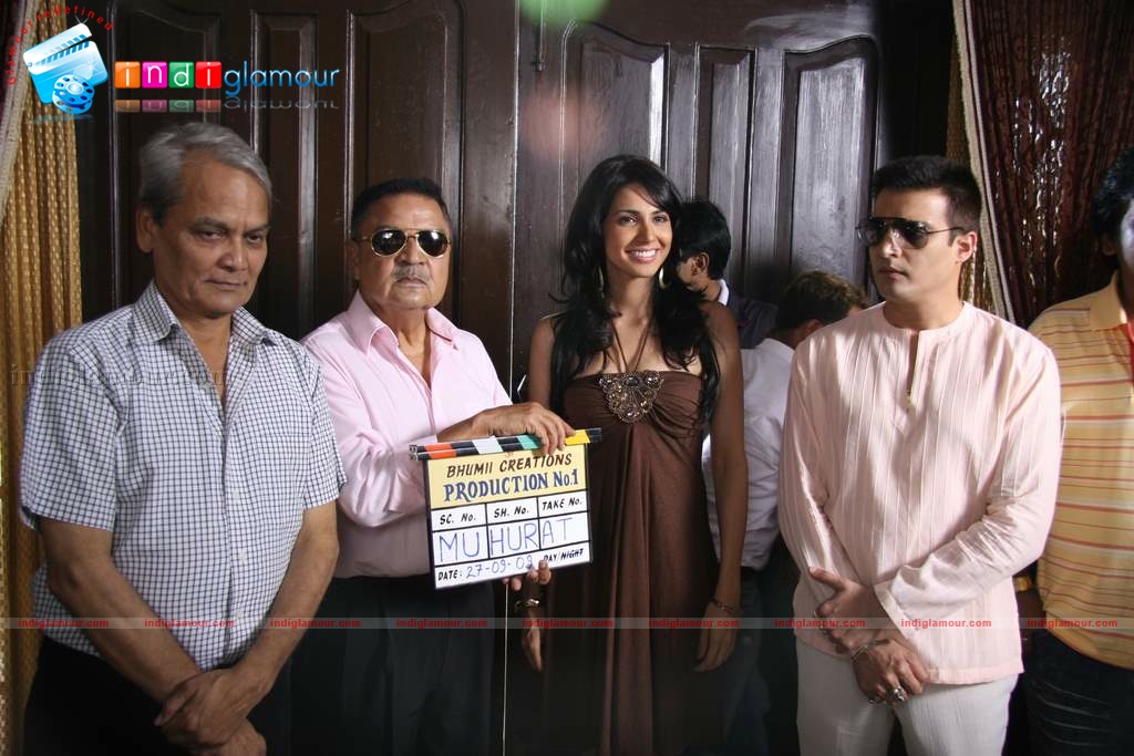 Nikita Anand and Jimmy Shergill at mahurat of Bhumii creations Event hd photo
