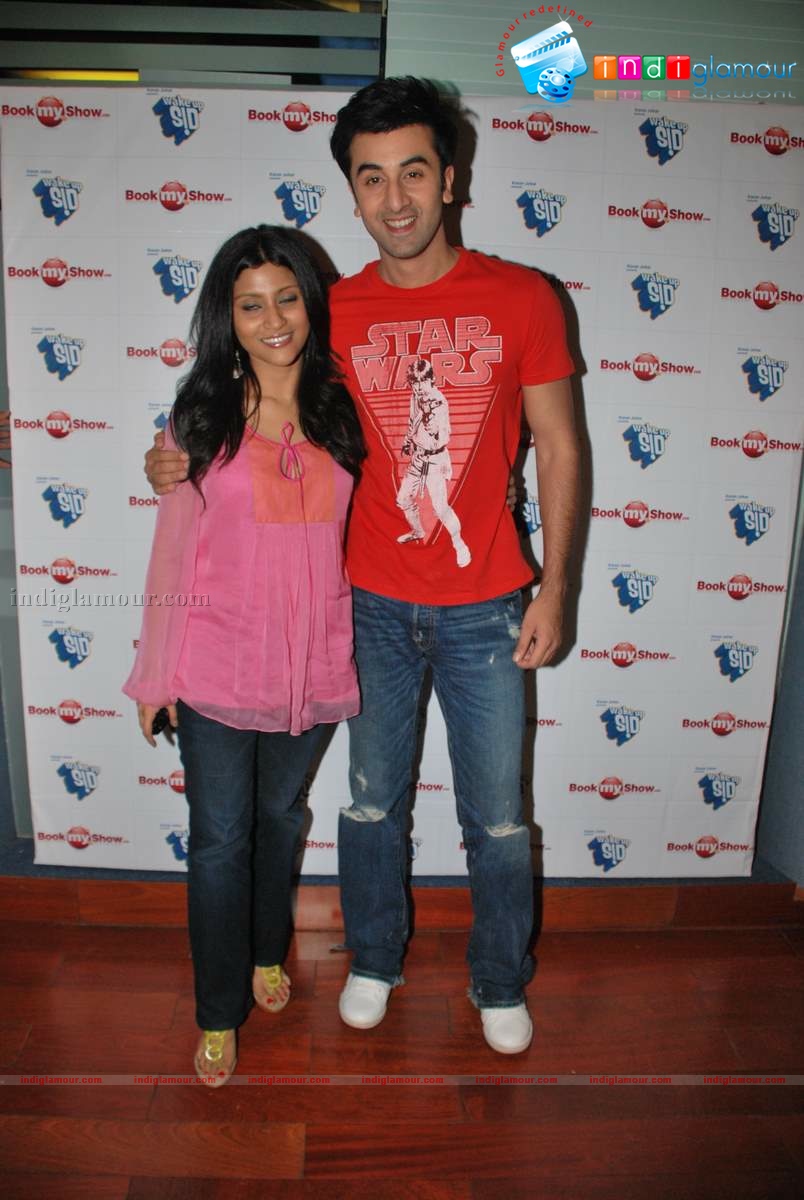 Exclusive Wake Up Sid photo shoot for bookmyshow.com winners Event hd photo
