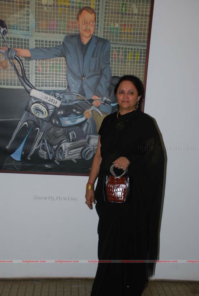 Perizaad Zoraibian at artist Janvi Mahimtura's art exhibition Event hd photo
