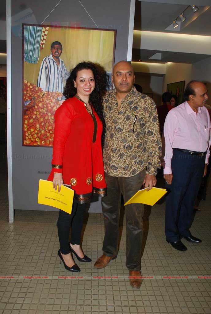 Perizaad Zoraibian at artist Janvi Mahimtura's art exhibition Event hd photo