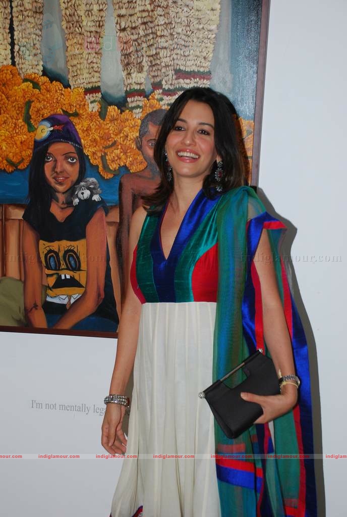 Perizaad Zoraibian at artist Janvi Mahimtura's art exhibition Event hd photo