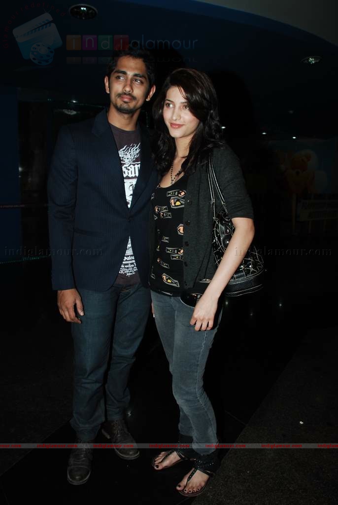 Shruti Hassan at Siddharth's special screening of film Striker Event hd photo