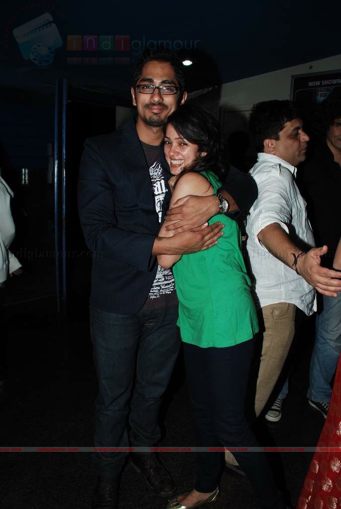 Shruti Hassan at Siddharth's special screening of film Striker Event hd photo