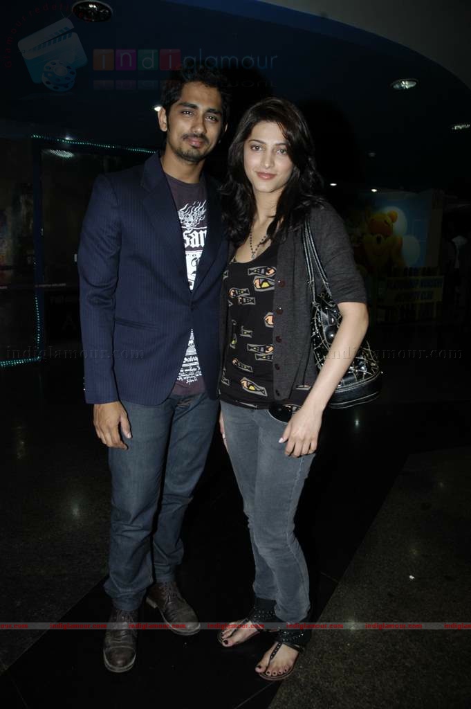 Shruti Hassan at Siddharth's special screening of film Striker Event hd photo