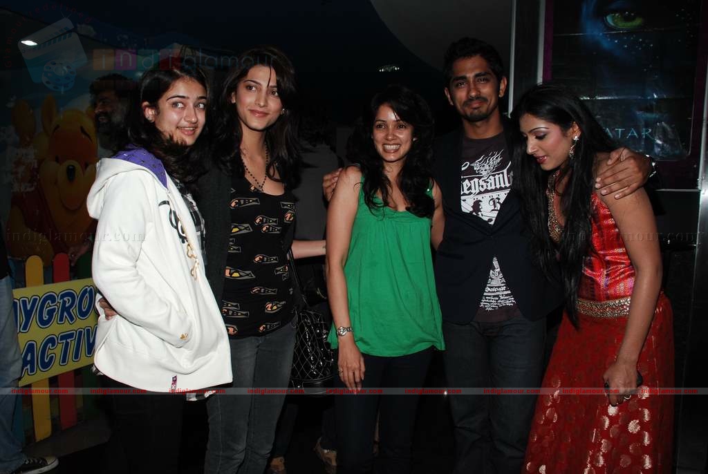 Shruti Hassan at Siddharth's special screening of film Striker Event hd photo