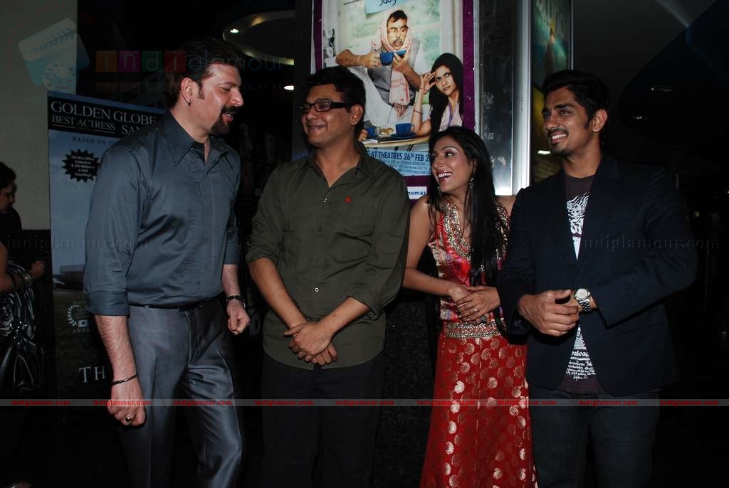 Shruti Hassan at Siddharth's special screening of film Striker Event hd photo