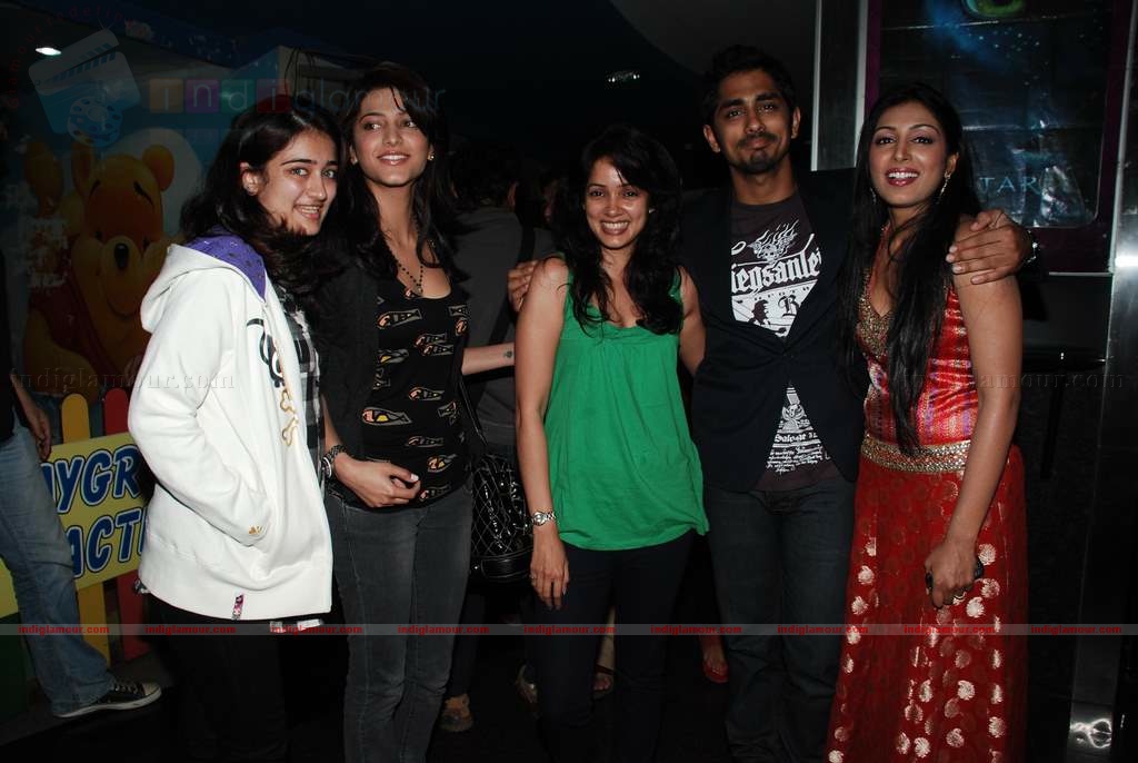 Shruti Hassan at Siddharth's special screening of film Striker Event hd photo