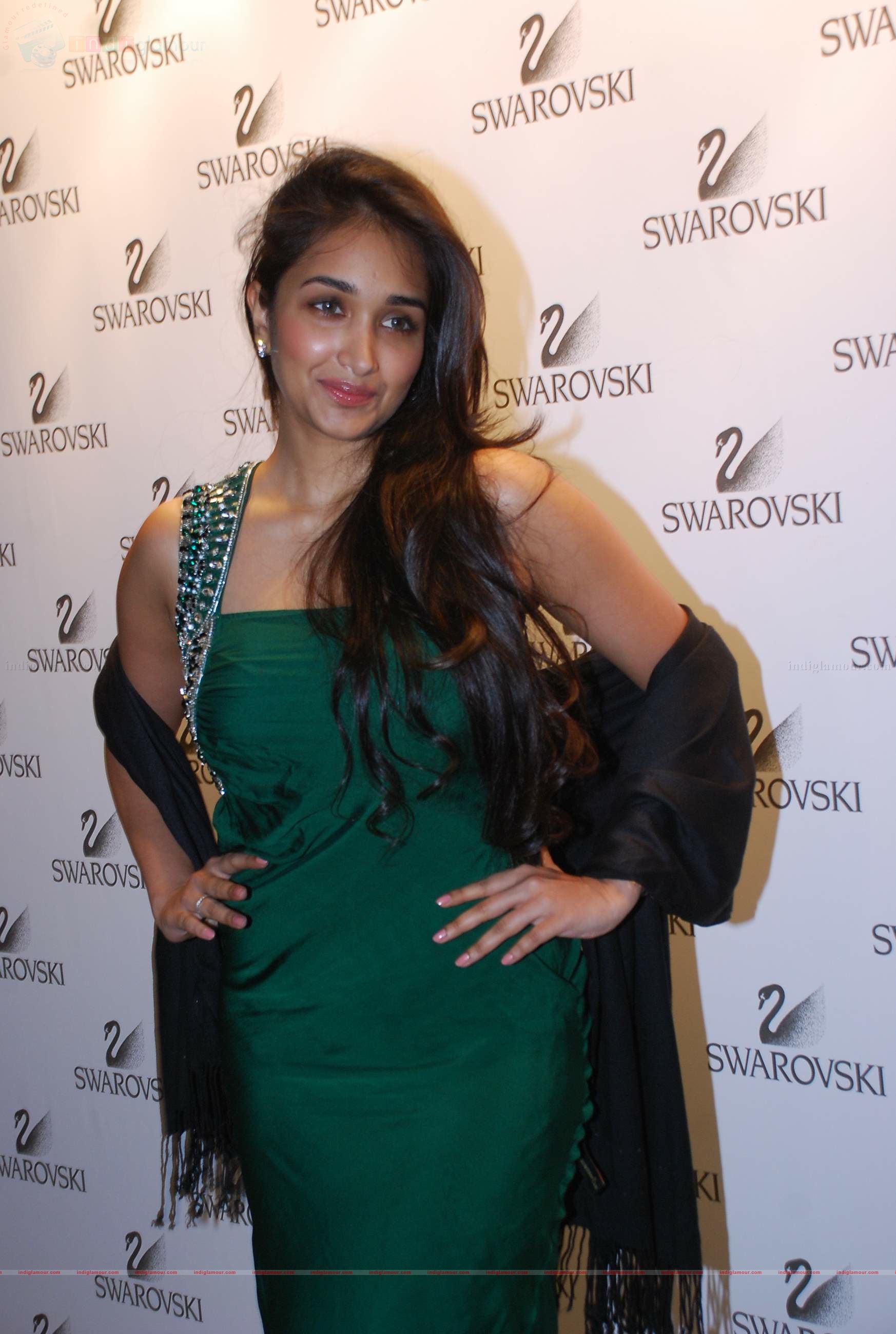 Jiah Khan,Celina,Neetu Chandra at Swarovski auction dinner Event hd photo