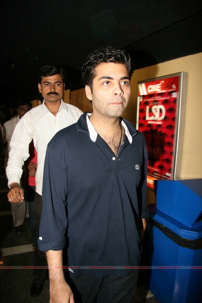 Karan Johar interacts with crowds at Cinemax Event hd photo