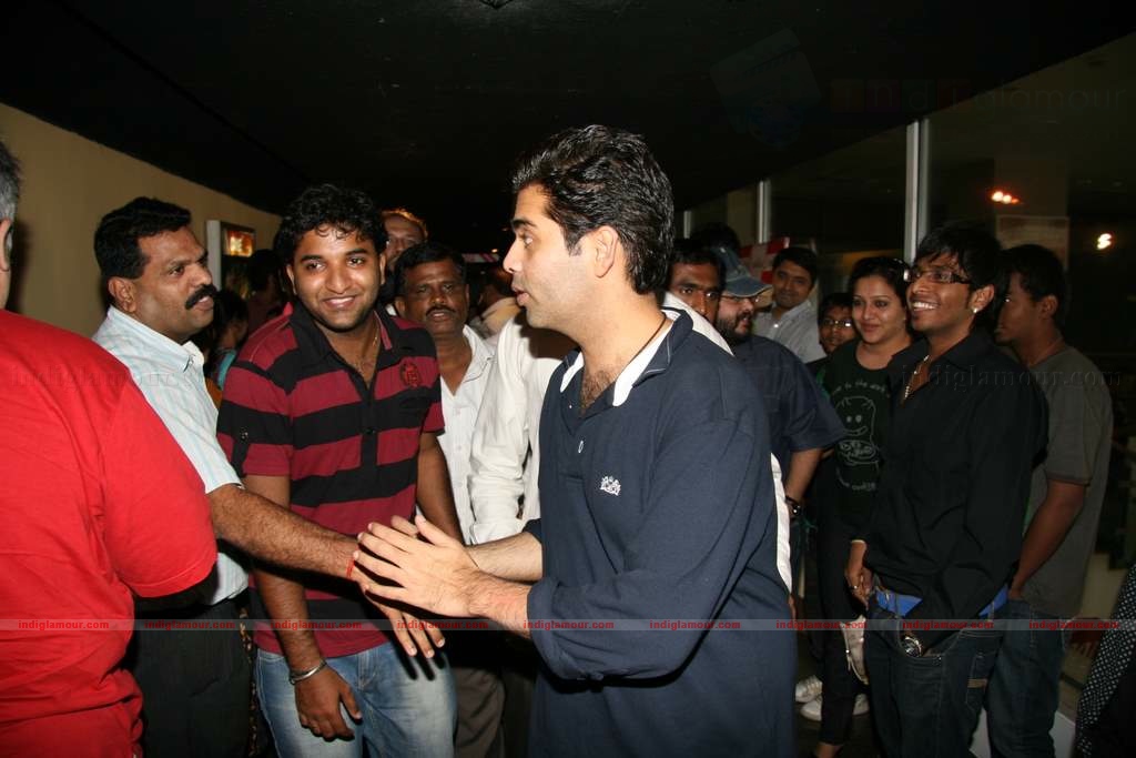 Karan Johar interacts with crowds at Cinemax Event hd photo