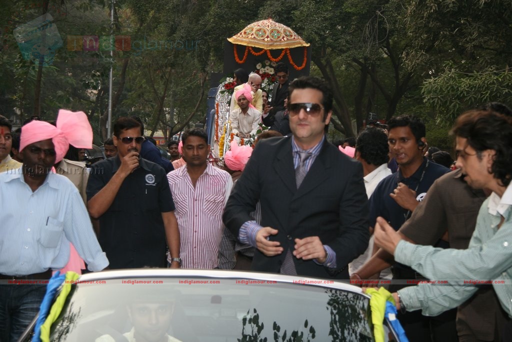 Fardeen Promotes Dulha Mil Gaya Event hd photo