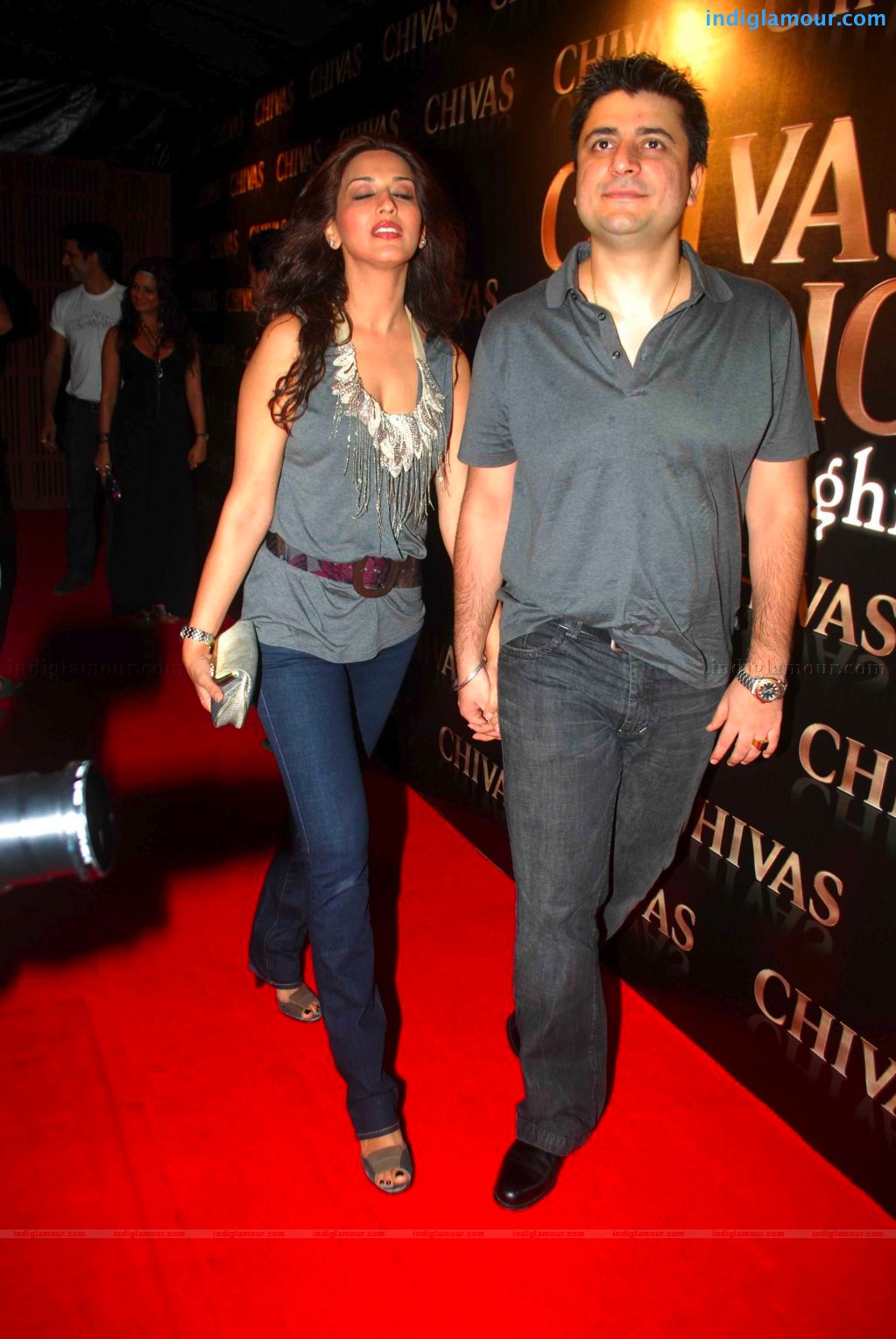 Dia and Konkona at Chivas Studio Spotlight party Event hd photo