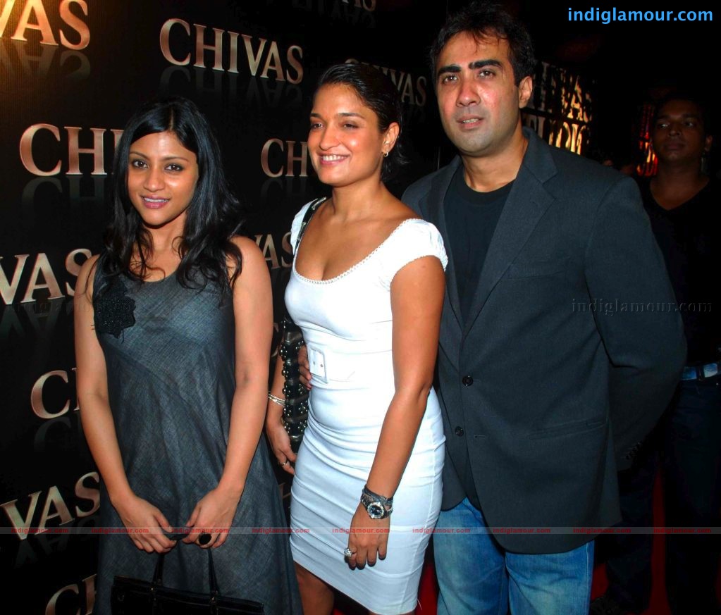 Dia and Konkona at Chivas Studio Spotlight party Event hd photo