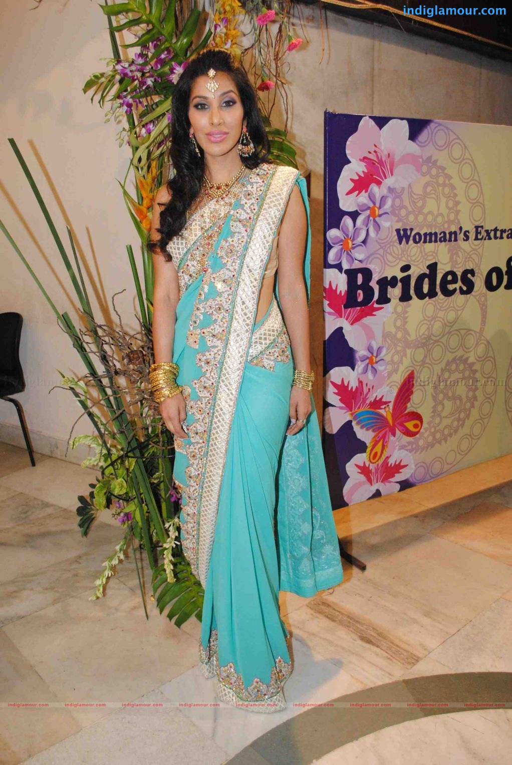 Sophie Chaudhary Sherlyn Chopra at 'Brides of Mumbai' exhibition Event hd photo