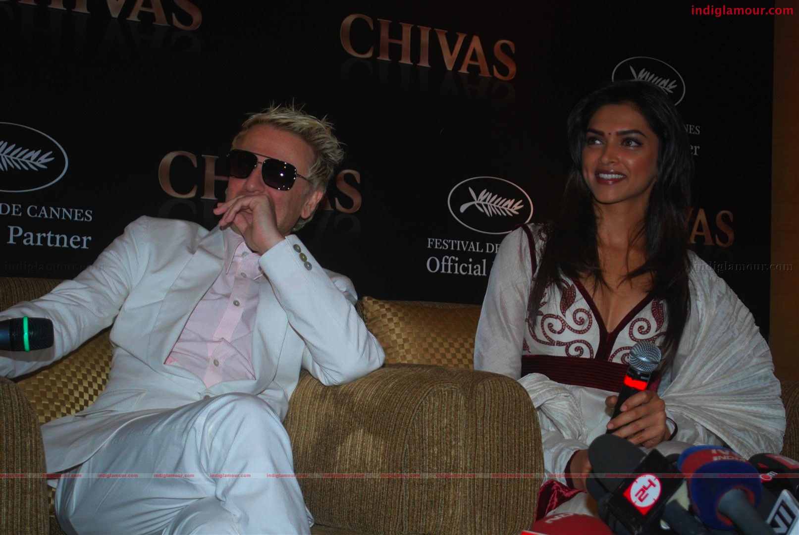 Deepika padukone and Rohit Behal at chivas press meet Event hd photo
