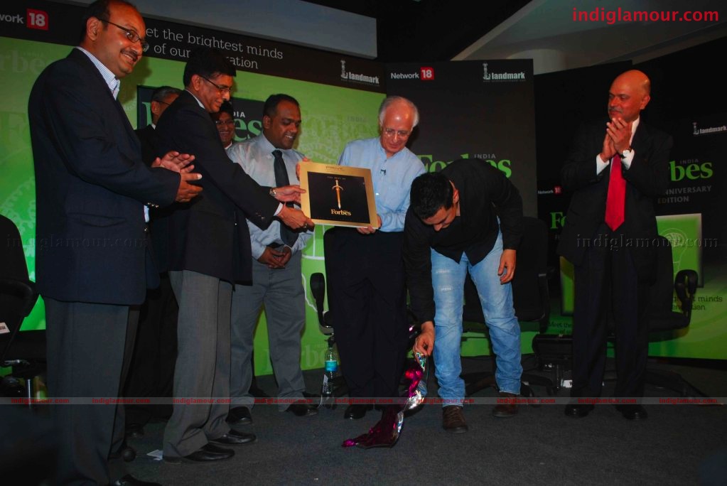 Amir Khan launches Forbes India's 1st anniversary special issue Event hd photo