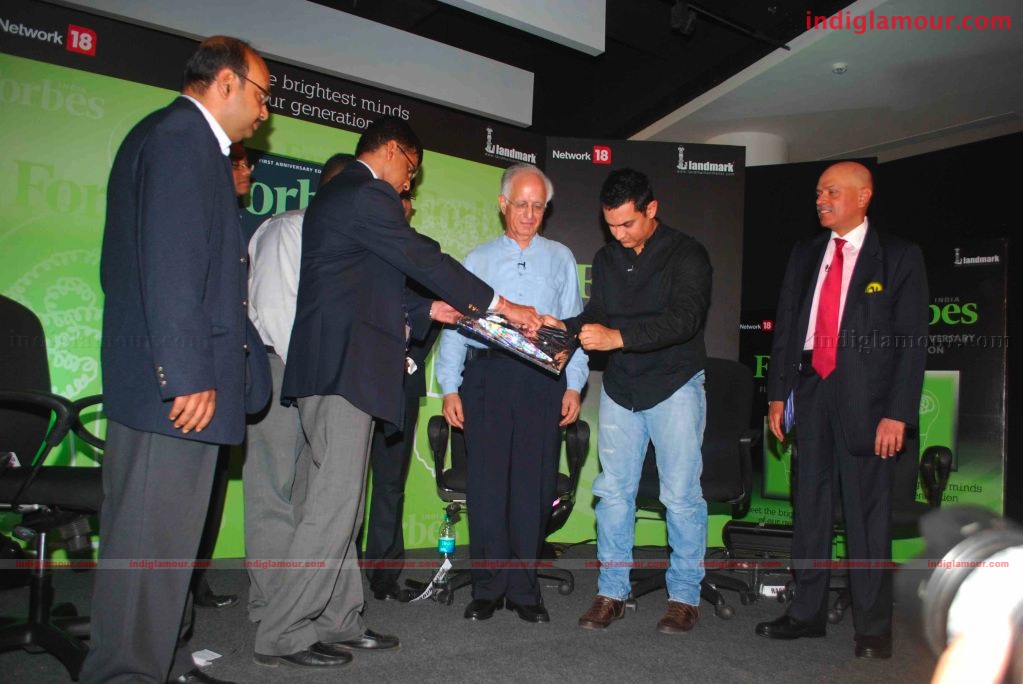 Amir Khan launches Forbes India's 1st anniversary special issue Event hd photo