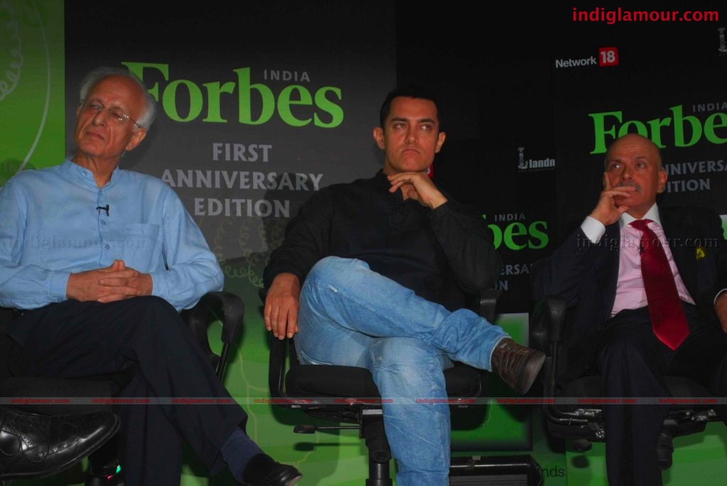 Amir Khan launches Forbes India's 1st anniversary special issue Event hd photo